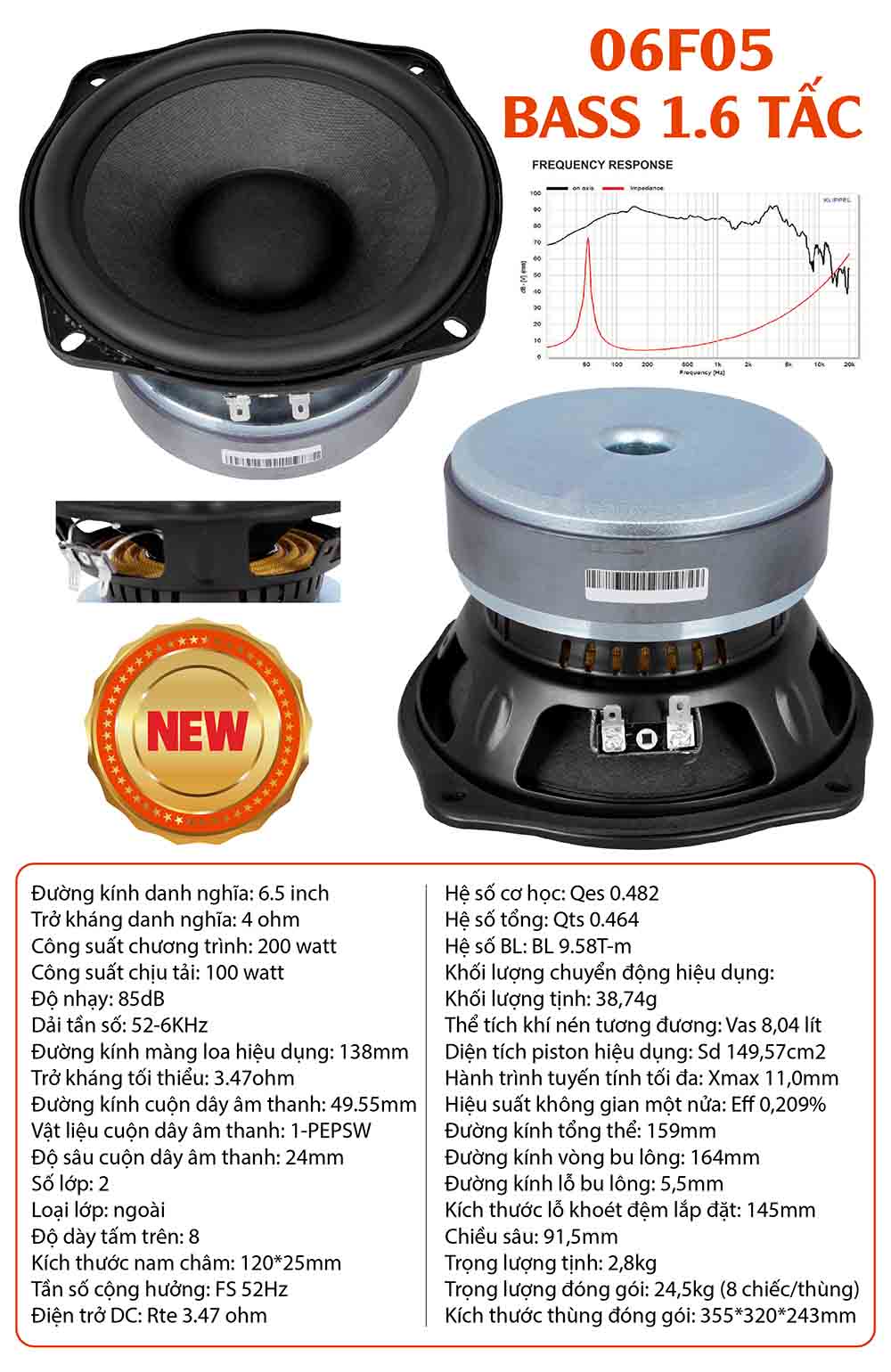 Bass 1,6 tấc 06F05