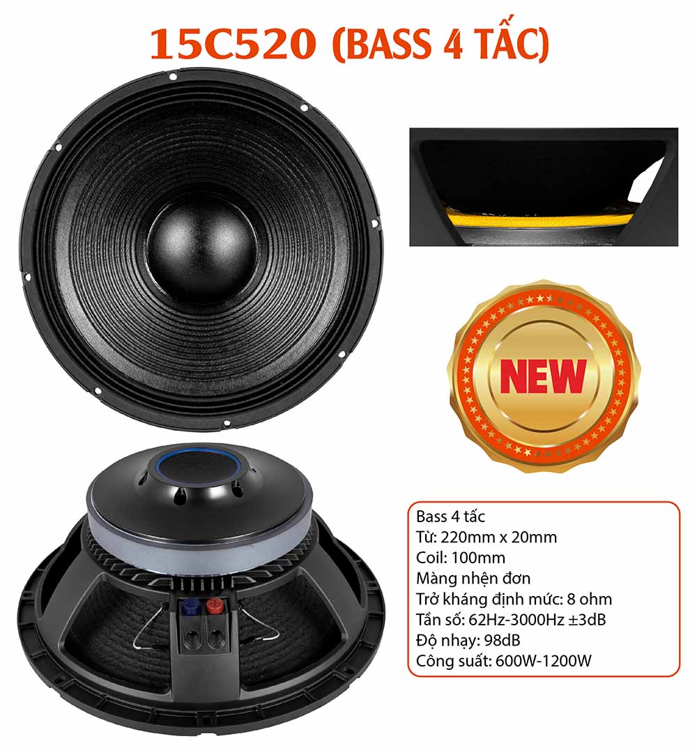 15C520 (BASS 4 TẤC)