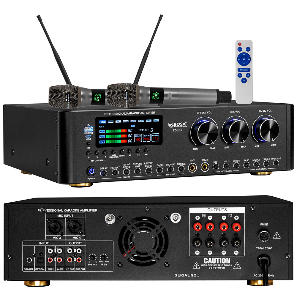 Amply 3 in 1 bosa T5000 (Bluetooth)