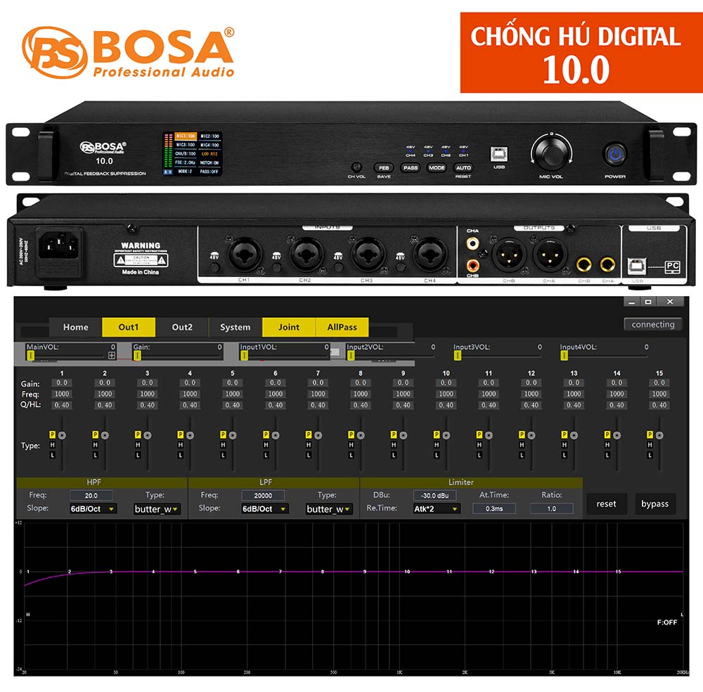 Chống hú digital bosa 10.0