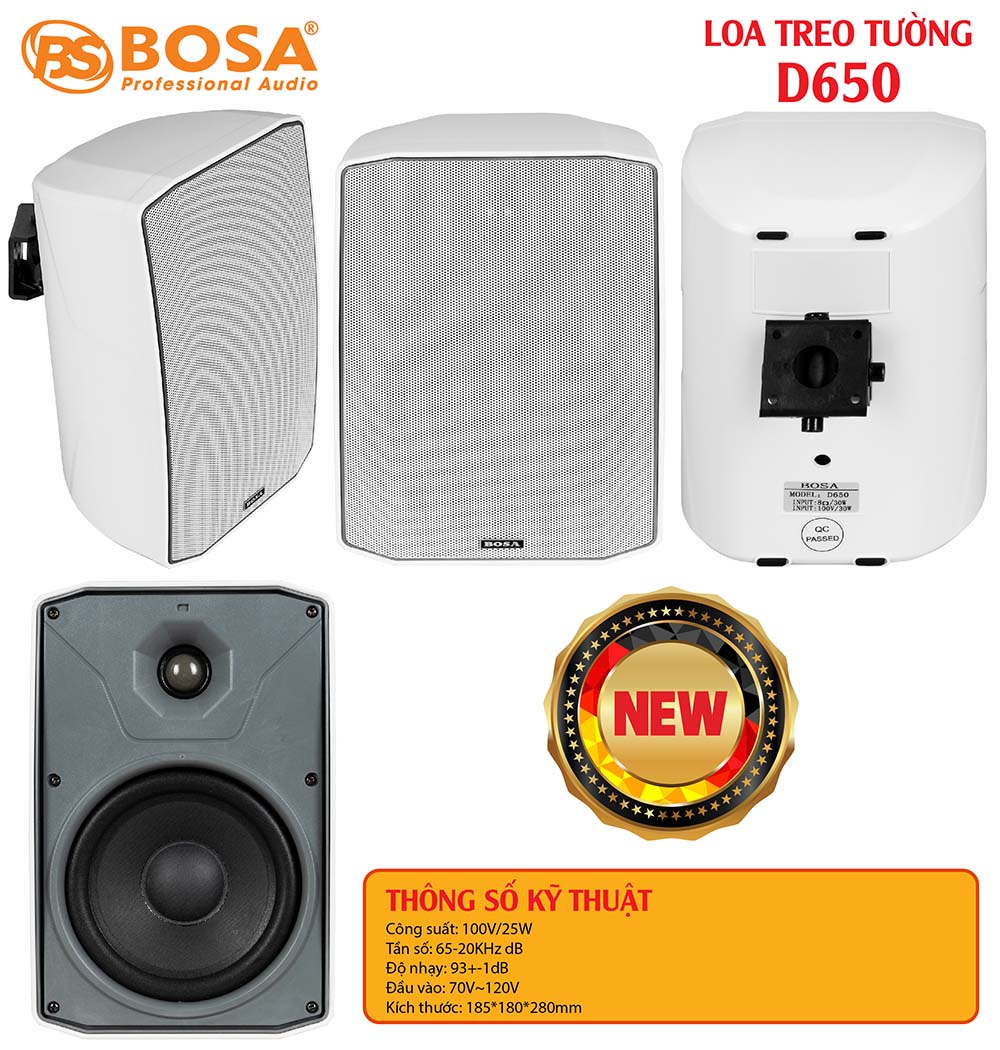 Loa treo tường bosa D650