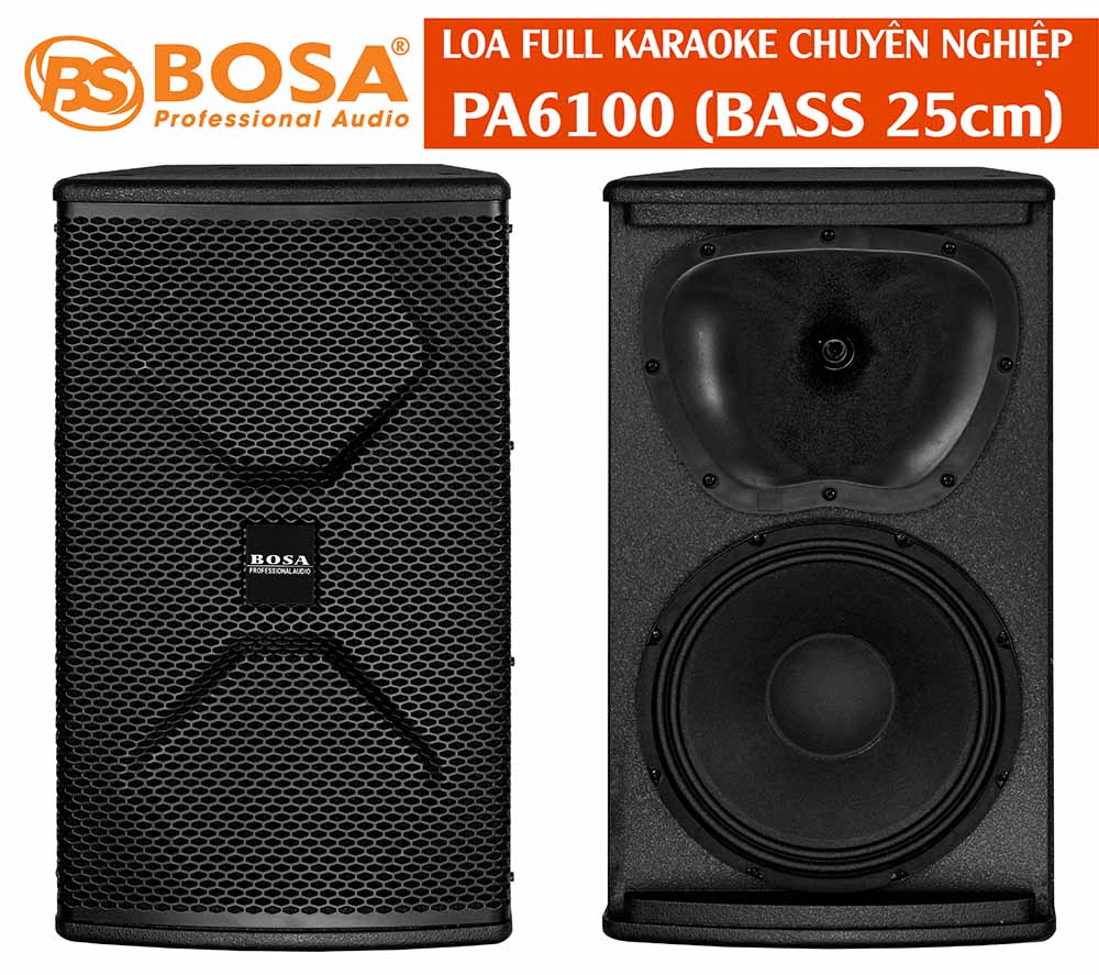 LOA FULL KARAOKE BOSA PA6100 (BASS 25cm)