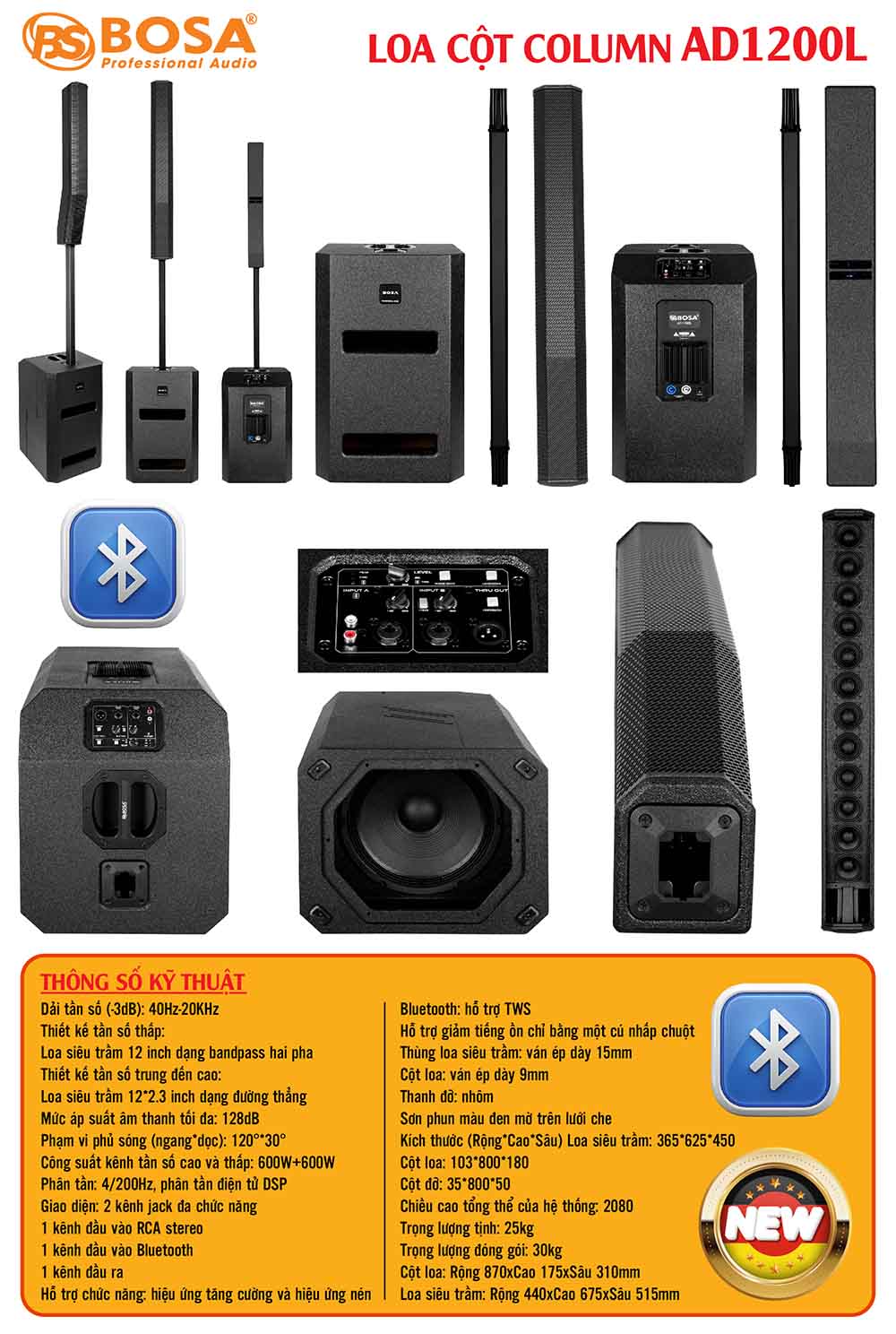 Loa cột column AD1200L