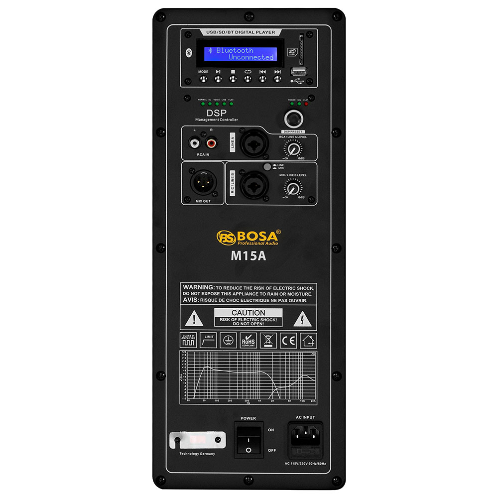 Loa full active bosa M15A