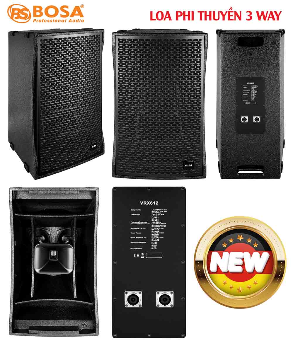 Loa phi thuyền bosa 3 way