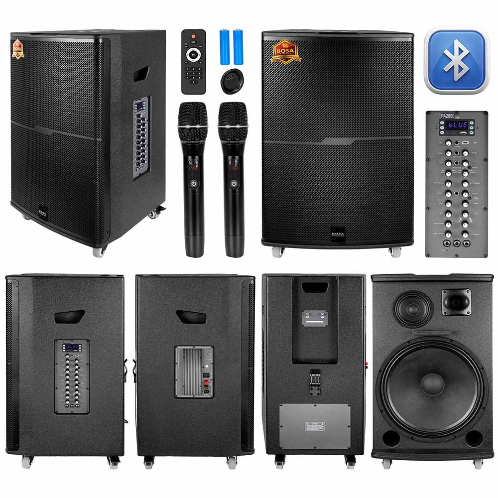 Loa kéo di động bosa PA2800 (Bass 5 tấc)