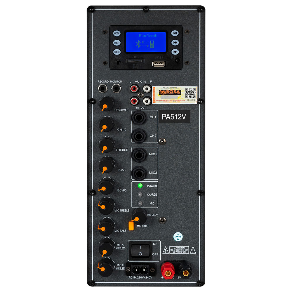 LOA KÉO DI ĐỘNG BOSA PA512V