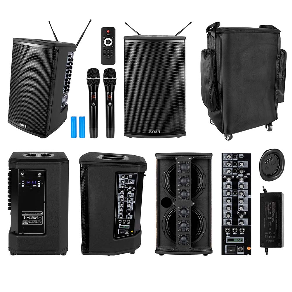 Loa kéo di động bosa PA800 (bass 2 tấc)