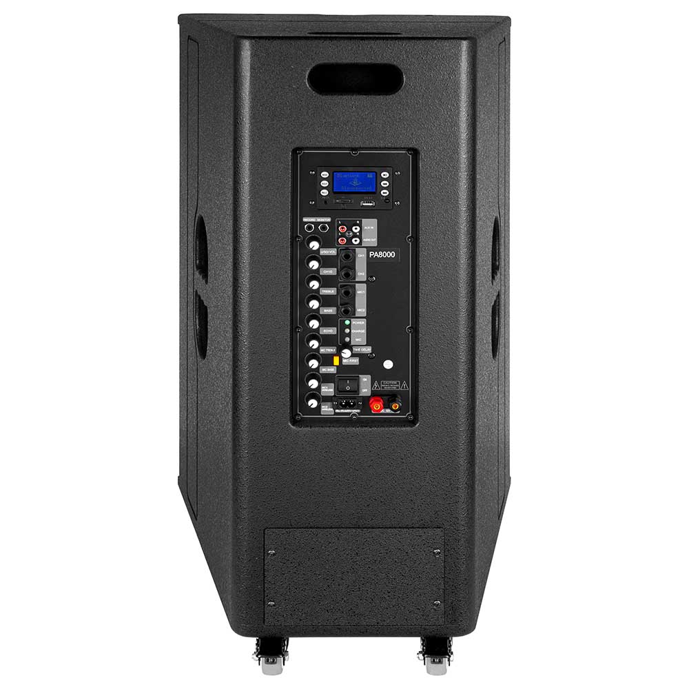 Loa kéo di động bosa PA8000 (bass 4 tấc) đen