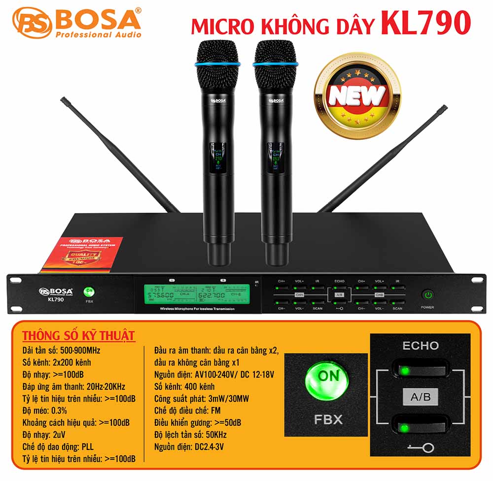 Micro không dây bosa KL790