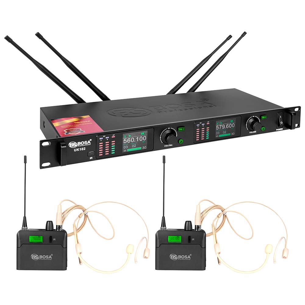 Micro không dây đeo tai bosa UK102