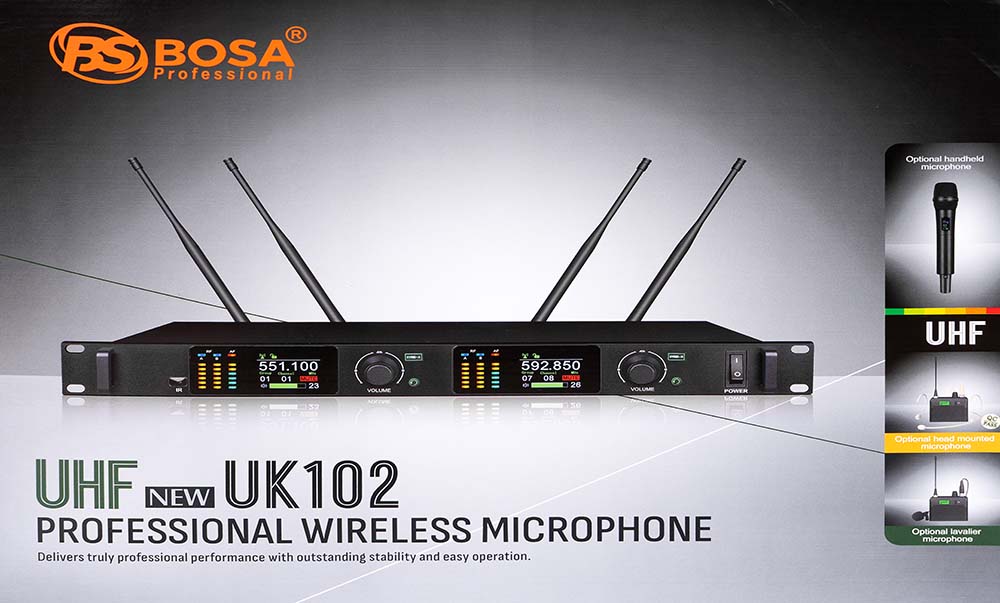 Micro không dây đeo tai bosa UK102