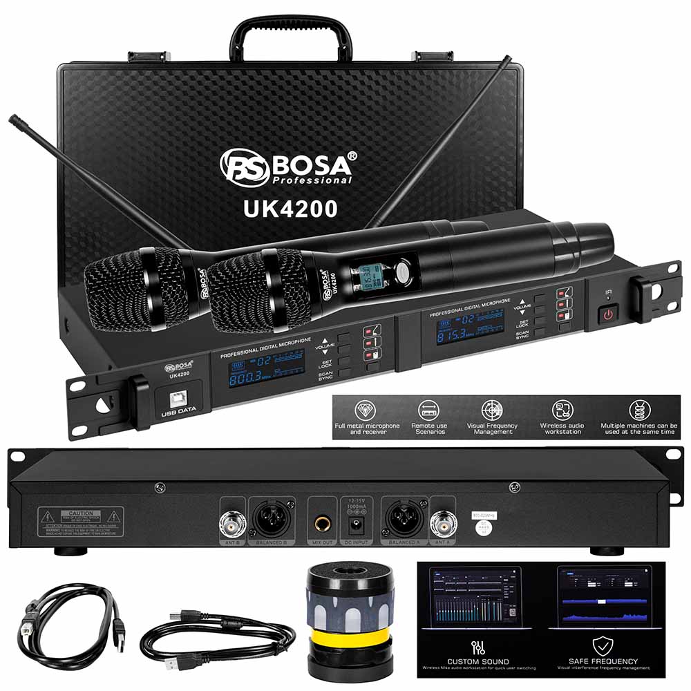 Micro không dây bosa UK4200 (BLACK)