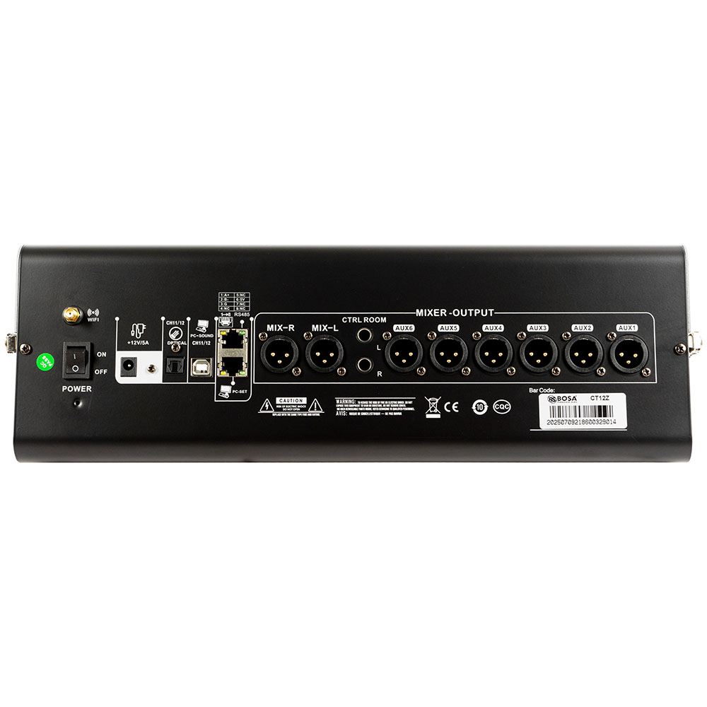Digital mixer bosa CT12Z - bluetooth