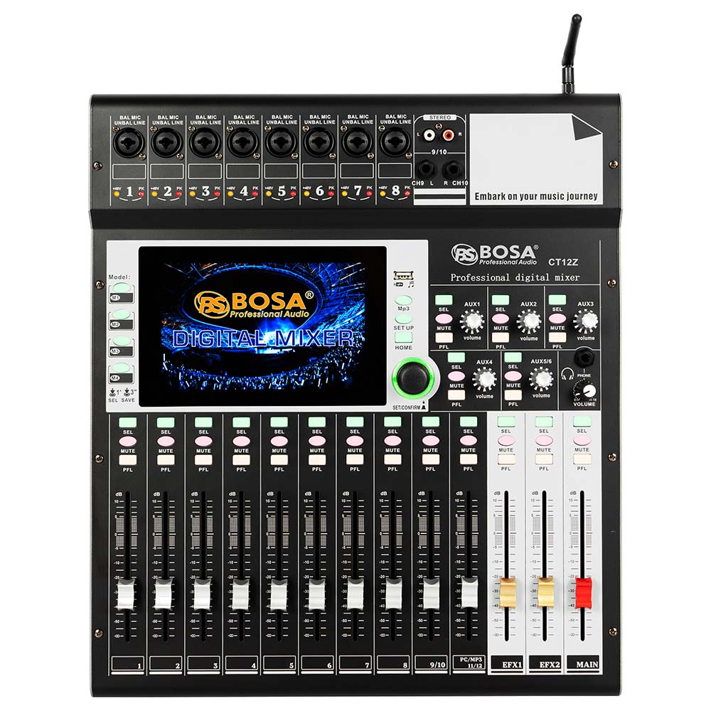 Digital mixer bosa CT12Z - bluetooth