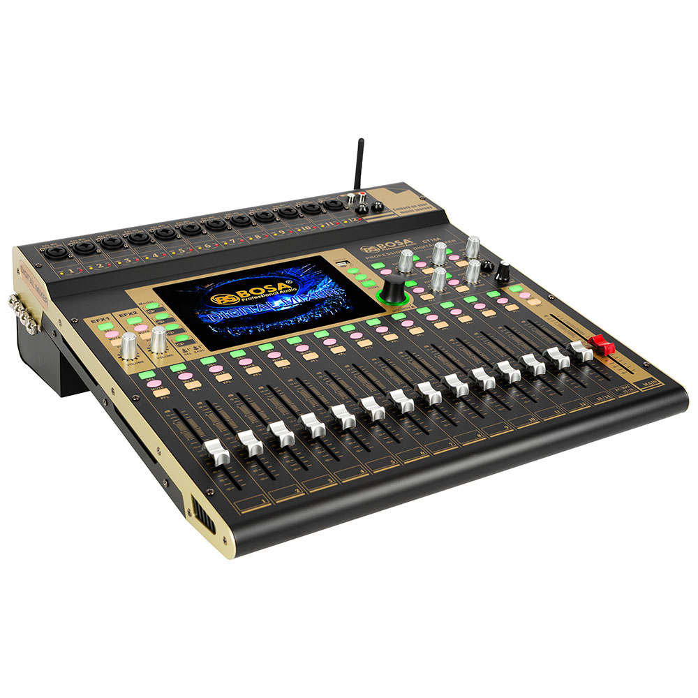 Digital mixer bosa CT16A (vàng) - bluetooth