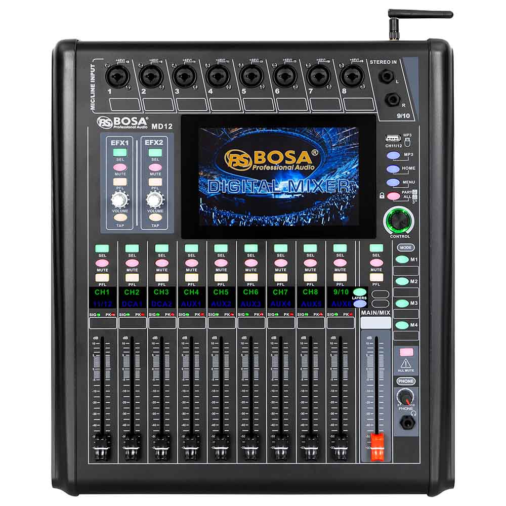 Mixer digital bosa MD12 (Bluetooth)