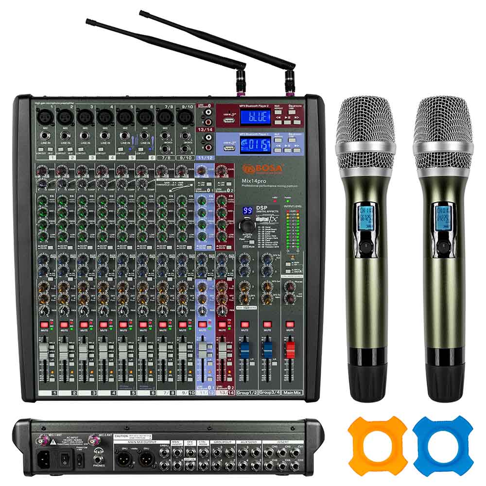 Mixer 2 in 1 bosa Mix 14pro bluetooth