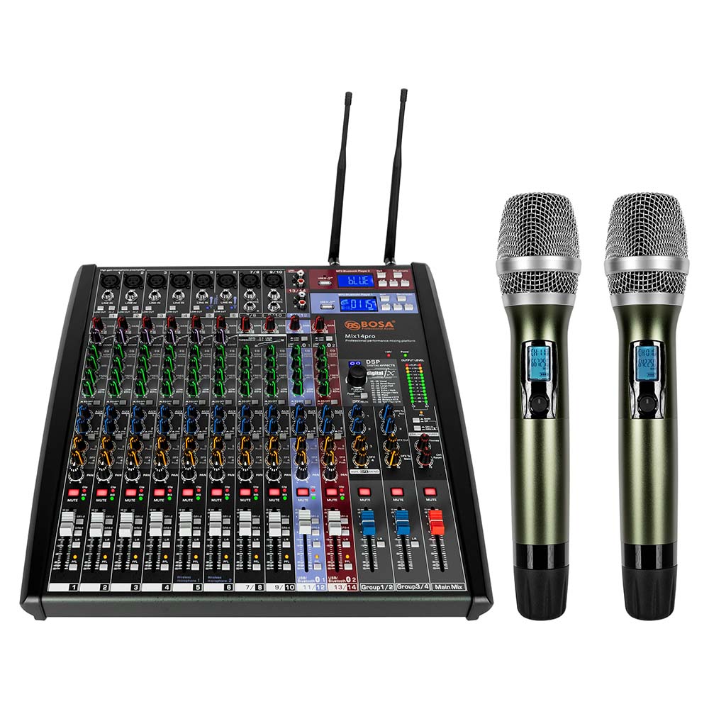 Mixer 2 in 1 bosa Mix 14pro bluetooth