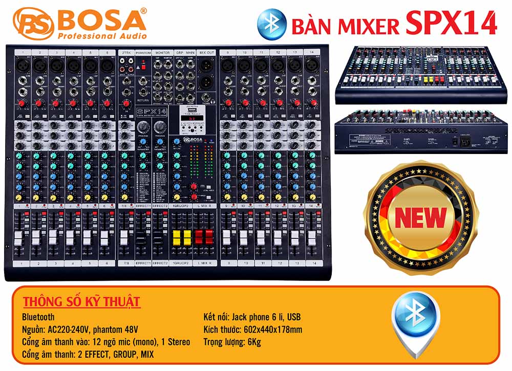 Mixer bosa SPX14 (Bluetooth)