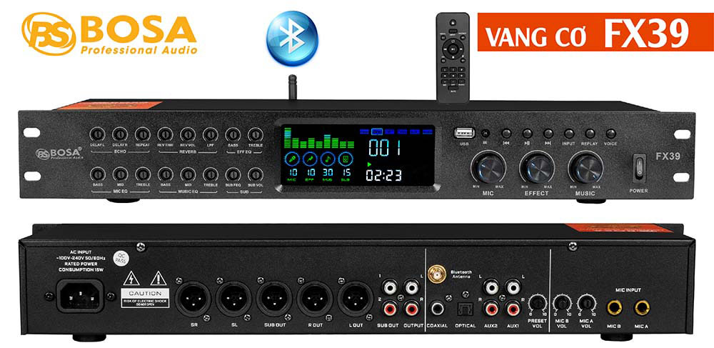 vang cơ vang cơ karaoke vang cơ bosa vang karaoke vang bosa vang co Vang cơ bosa FX39 bluetooth
