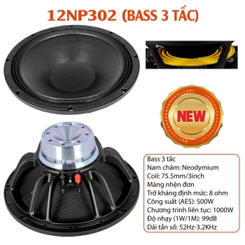 Bass 3 tấc 12NP302