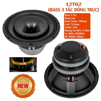 BASS 3 TẤC ĐỒNG TRỤC 12T02