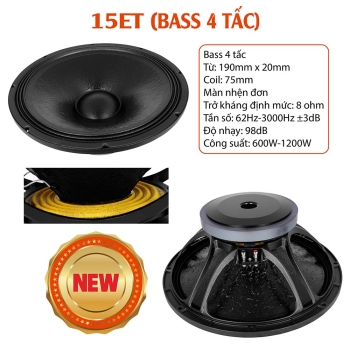 Bass 4 tấc 15ET