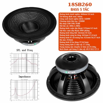 Bass 5 tấc 18SB260
