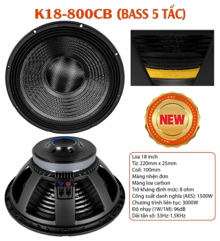K18-800CB (BASS 5 TẤC)