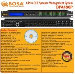 Hệ thống quản lý loa bosa 4IN - 8OUT DPA480P