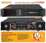 Cục đẩy công suất 4 kênh bosa CF20000 (ĐEN)