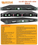 Main cục đẩy công suất 4 kênh bosa D14.4