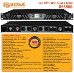 Cục đẩy công suất 4 kênh bosa DS5800