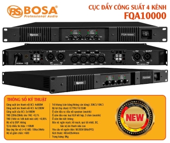 Cục đẩy công suất 4 kênh bosa FQA10000