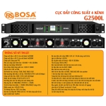 CỤC ĐẨY CÔNG SUẤT 4 KÊNH BOSA G2500L