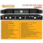 CỤC ĐẨY CÔNG SUẤT 4 KÊNH BOSA G4000L
