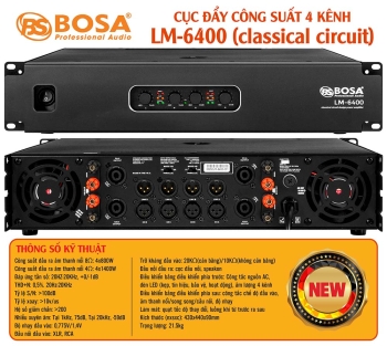 Main cục đẩy công suất 4 kênh bosa LM-6400