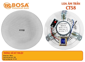 Loa âm trần bosa CT58
