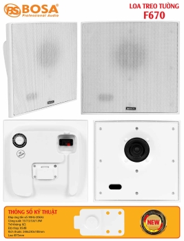 Loa treo tường bosa F670