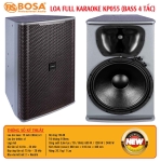 Loa full karaoke bosa KP055 (Bass 4 tấc) xám xanh