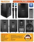Loa kéo di động bosa PA2800 (Bass 5 tấc)