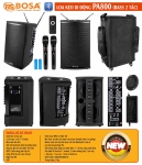 Loa kéo di động bosa PA800 (bass 2 tấc)
