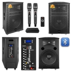 Loa kéo di động bosa PA8000 (bass 4 tấc) đen