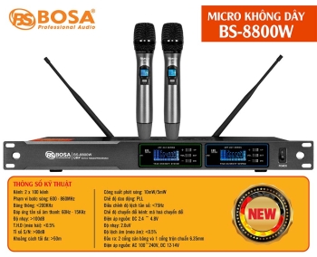 Micro không dây Bosa BS-8800W