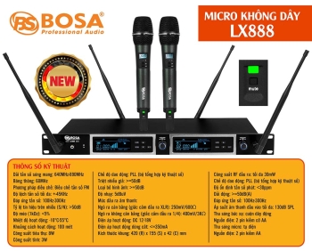 Micro không dây bosa LX888