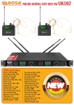 Micro không dây đeo tai bosa UK102