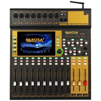 Digital mixer bosa CT12Z (vàng) bluetooth